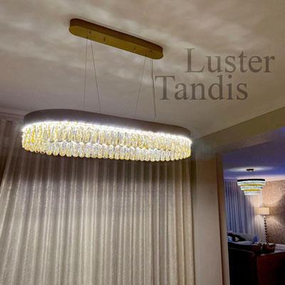 لوستر سانتی خطی اسپیرال 80*30